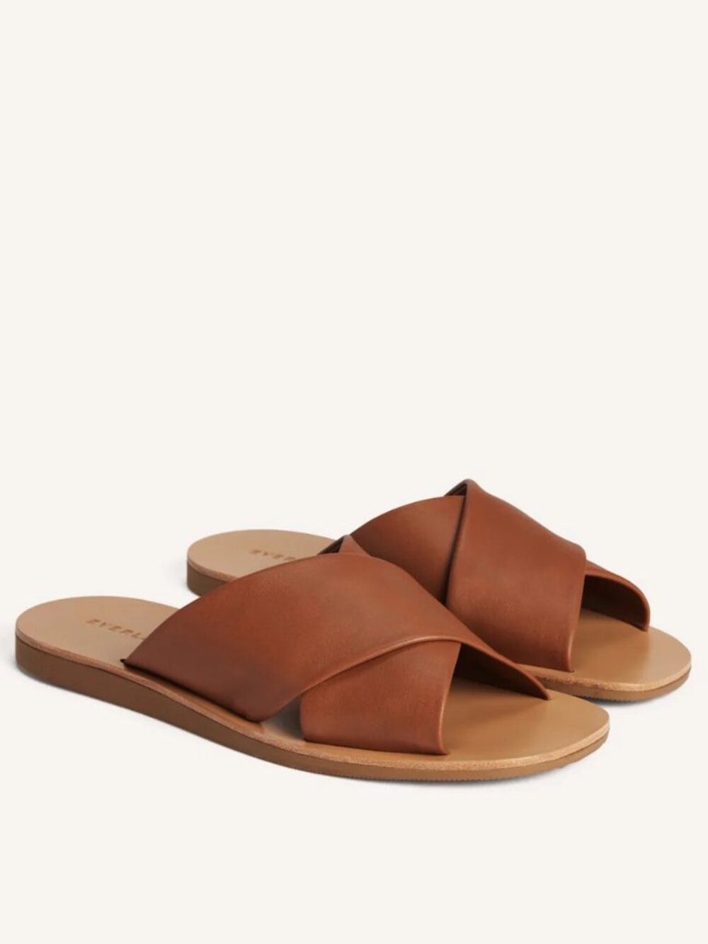 Brand New Everlane Day Crossover Sandal Sienna Brown 6